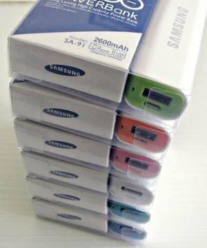 Cargador Portatil Power Bank Samsung 2600 Mah