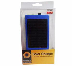 Cargador Portatil Usb Power Bank Solar 12000mah