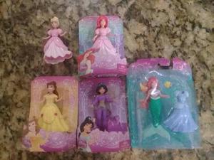 Figuras Princesas Disney Bella Cenicienta Ariel Jasmin Matel