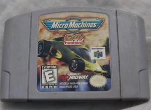 Juego De Nintendo 64. Micro Machines 64 Trubo