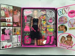 Muñeca. Accesorios. Juguete Barbie Princesa Niñas. Doll