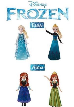 Muñeca Frozen Disney Princesas Hasbro Moda Real Elsa - Anna