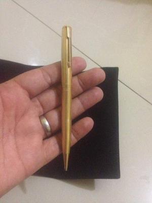 Pluma Parker Y Portaminas Nuevo Oro 14k Y 12k