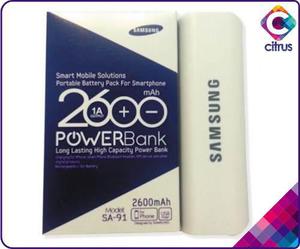 Power Bank Samsung Cargador Portatil 2600mah 5v/2a