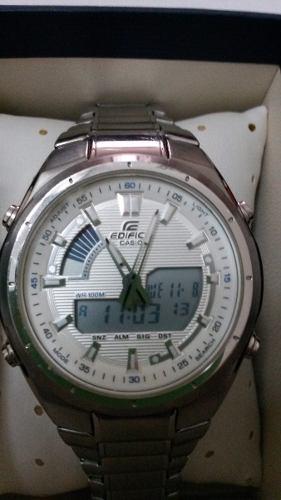 Reloj Casio Edifice Modelo 5048 4 Piñones Con Caja