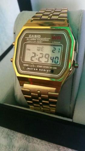 Reloj Casio Retro Vintage Dorado Y Plateado 2018