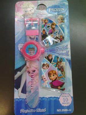 Reloj Frozen Con Proyector