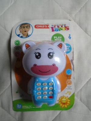 Telefono De Juguete Para Bebés Niños Oso Vaquita