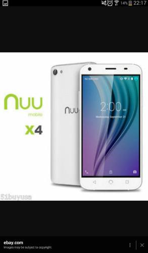 Teléfono Android Nuu X4 Nuevo, Sellado En Su Caja.
