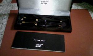 Vendo Boligrafo Mont Blanc Original Con Su Certificado