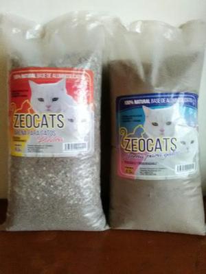 Arenas Para Gatos Combo Arena 4kilos Y Piedra 4kilos Zeocats