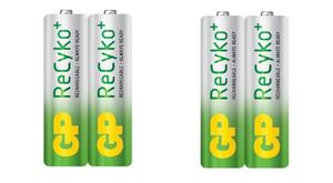 Bateria Pila Gp Recargables Recyko Aa  Mah X2 Pares