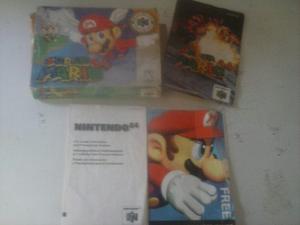 Caja Y Manual De Mario Bros Para N64