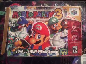 Caja Y Manual Mario Party 3