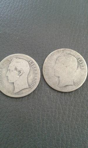 Monedas Bolivar De Plata