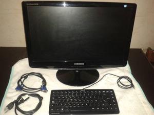 Monitor Samsung 22 Pulgadas Lcd + Teclado Genius