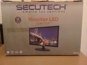 Monitor Slim Led 23.6 Secutech Casi Nuevo