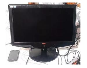 Monitor Usado Aoc De 17 Pulgadas Sin Detalles