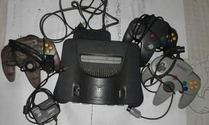 Nintendo 64 Con Tres Controles