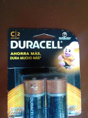 Pilas Tipo C Duracell Originales