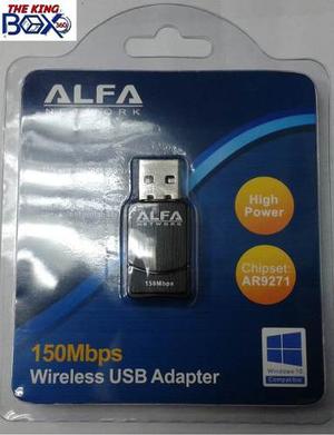 Adaptador Wifi Usb Alfa Network 150mbps Wireless