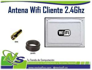Antena Cliente 2.4ghz 17dbi Wifi Nextsoftss *somos Tienda*