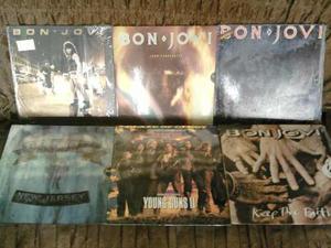 Bon Jovi Coleccion Completa Vinil Lp Heavymetal Rock 