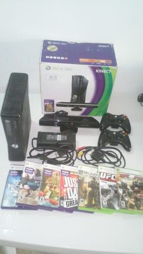 Xbox gb + Kinect + 2 Control + 7 Juegos Original