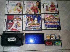 Nintendo Ds Lite Viene Con 10 Juegos Originales!!