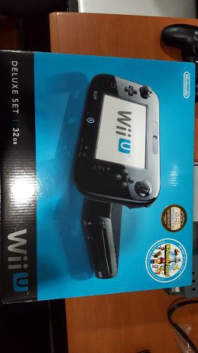 Nintendo Wii U 32 Gb Negro Deluxe + 9 Juegos Originales Wiiu