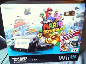 Nintendo Wii U Deluxe Set Mario 3d World 32gb (nuevo)