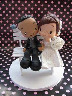 Novios,muñecos Para Torta,boda,perzonalizados Masa Flexible