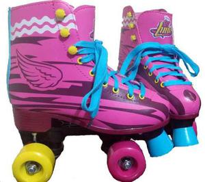Patines 4 Ruedas Soy Luna Rueda Silicon + Kit