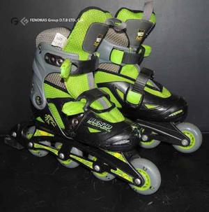 Patines Lineales Niño Usados Ben 10 Talla 32 Adaptable Al