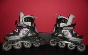 Patines Lineales Rollerblade Ajustables Con Luces