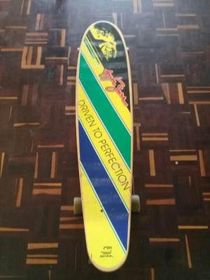 Tabla Patineta Longboard Senna (edición Especial Brazil)