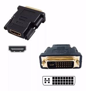 Adaptador Convertidor Dvi 24+5 Pines Macho A Hdmi Hembra Ccc