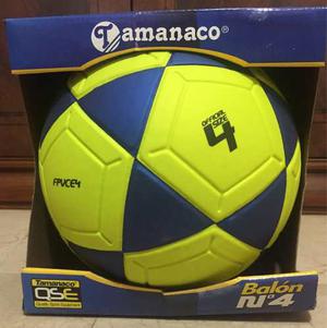 Balón Tamanaco N4 Amarillo Con Azul 100% Original Nuevo