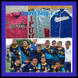 Camisa Beisbol Softbol Futbol Chemis Bask Todo En Uniformes