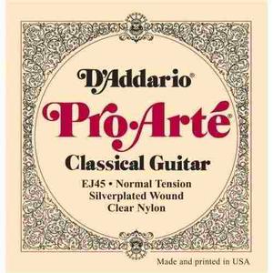 Ej45 Cuerdas (set) Daddario Guitarra Clasica Pro Arte Normal
