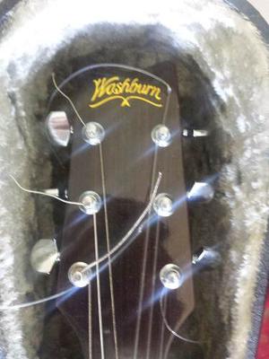 Guitarra Acústica Washburn Nueva Con Su Autentificacion D15