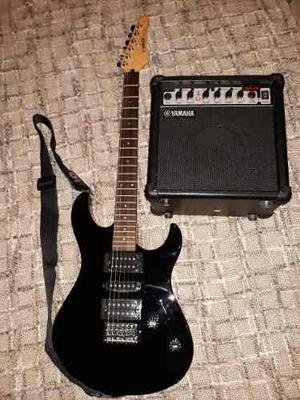 Guitarra Electrica Yamaha Erg 121c Forro Y Amplificador