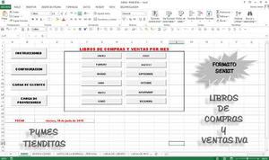 Libros De Compras Y Ventas Iva,plantillas En Excel