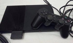 Playstation 2 Chipeado Como Nuevo + 2 Controles + Memory C