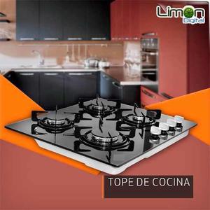 Tope De Cocina 4 Hornillas 60cm Vitroceramica De Lujo