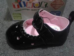 Zapato Bebe Niña Marca Tinok Importado Suela Antiresbalante