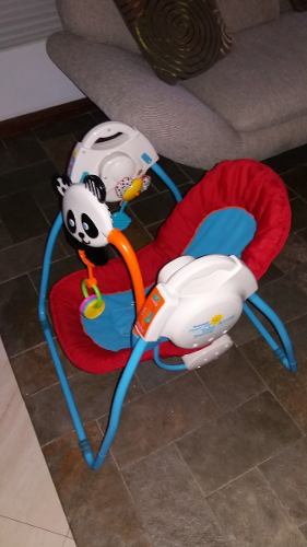 Silla Fisher Price Mecedora De Bebe Usada