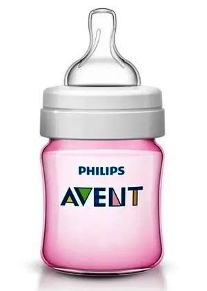 Teteros Avent Clasico 4onz /125ml - Rosados