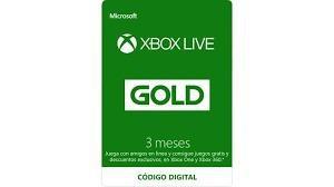 Xbox Live Gold 3 Meses Oferta Xbox One