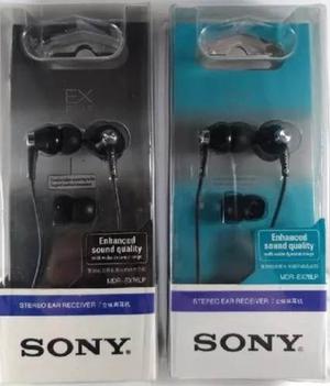 Audifonos Sony Con Repuesto Silicon Modelo Ex76lp En Blister